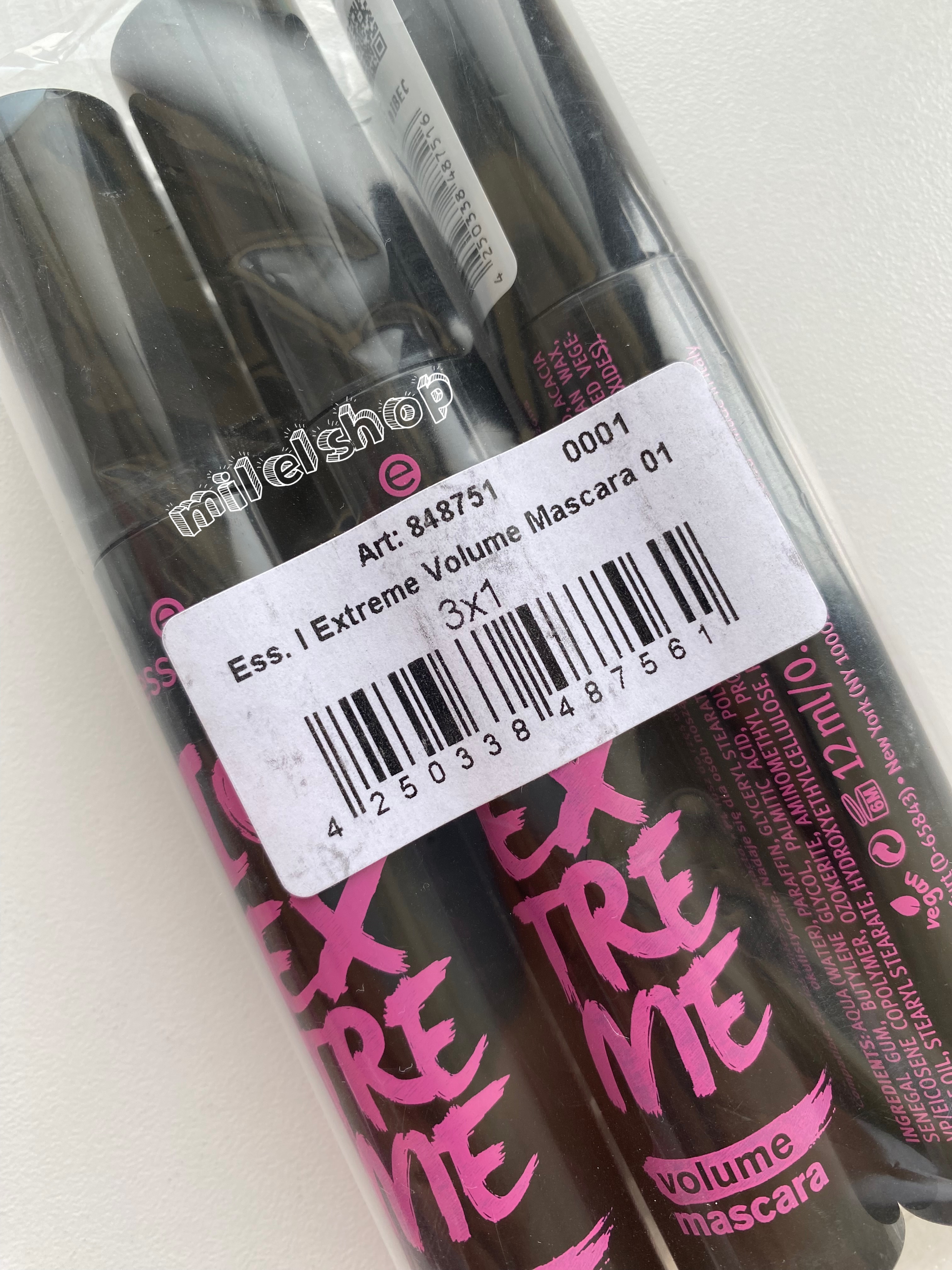 ریمل حجم دهنده اسنس مدل I Love Extreme Volume