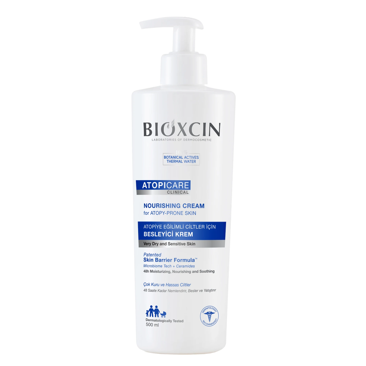 کرم آتوپیک بیوکسین Bioxcin مناسب پوست خیلی خشک و حساس حجم 500 میل