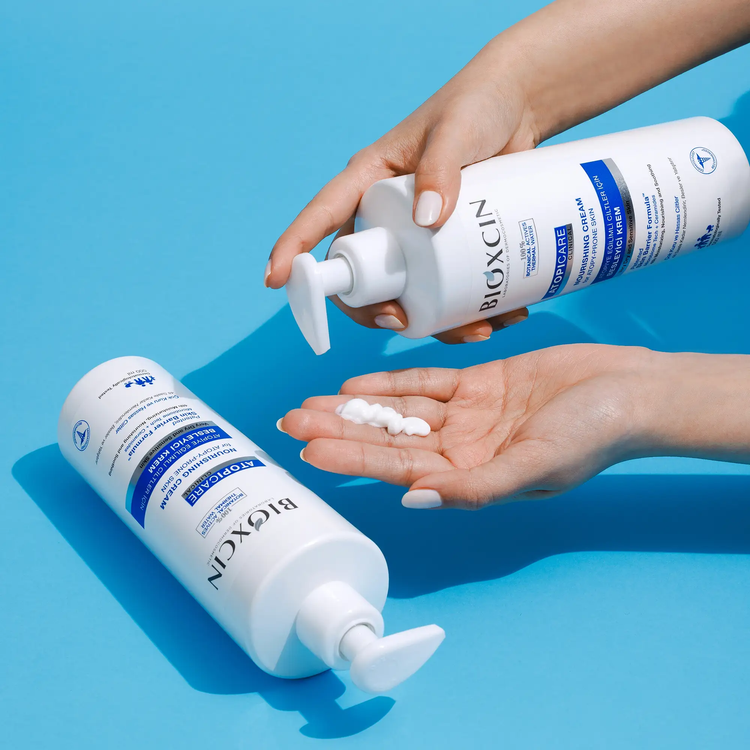 کرم آتوپیک بیوکسین Bioxcin مناسب پوست خیلی خشک و حساس حجم 500 میل