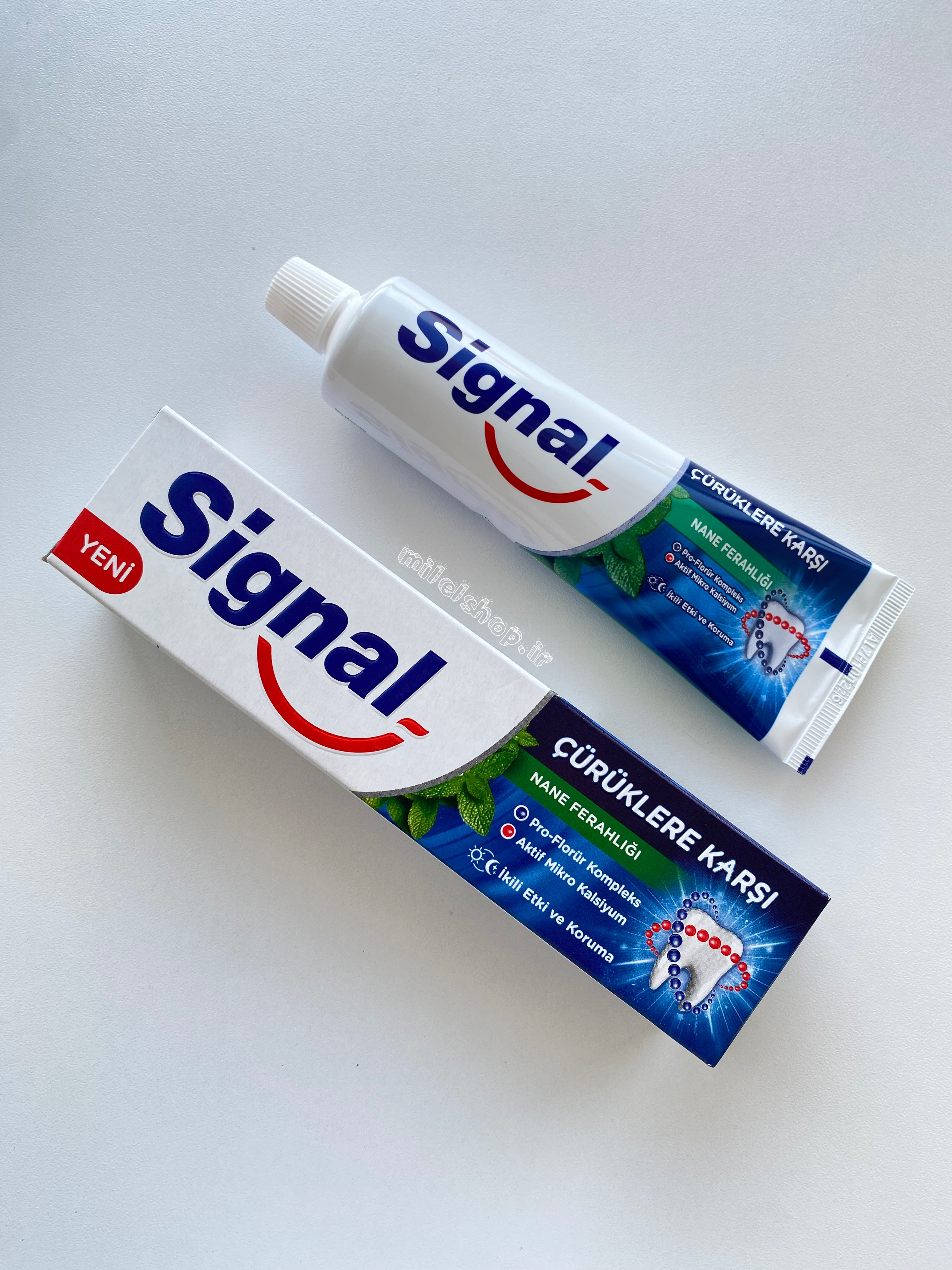 خمیر دندان ضد پوسیدگی signal سیگنال حاوی عصاره نعناع حجم 100 میلی