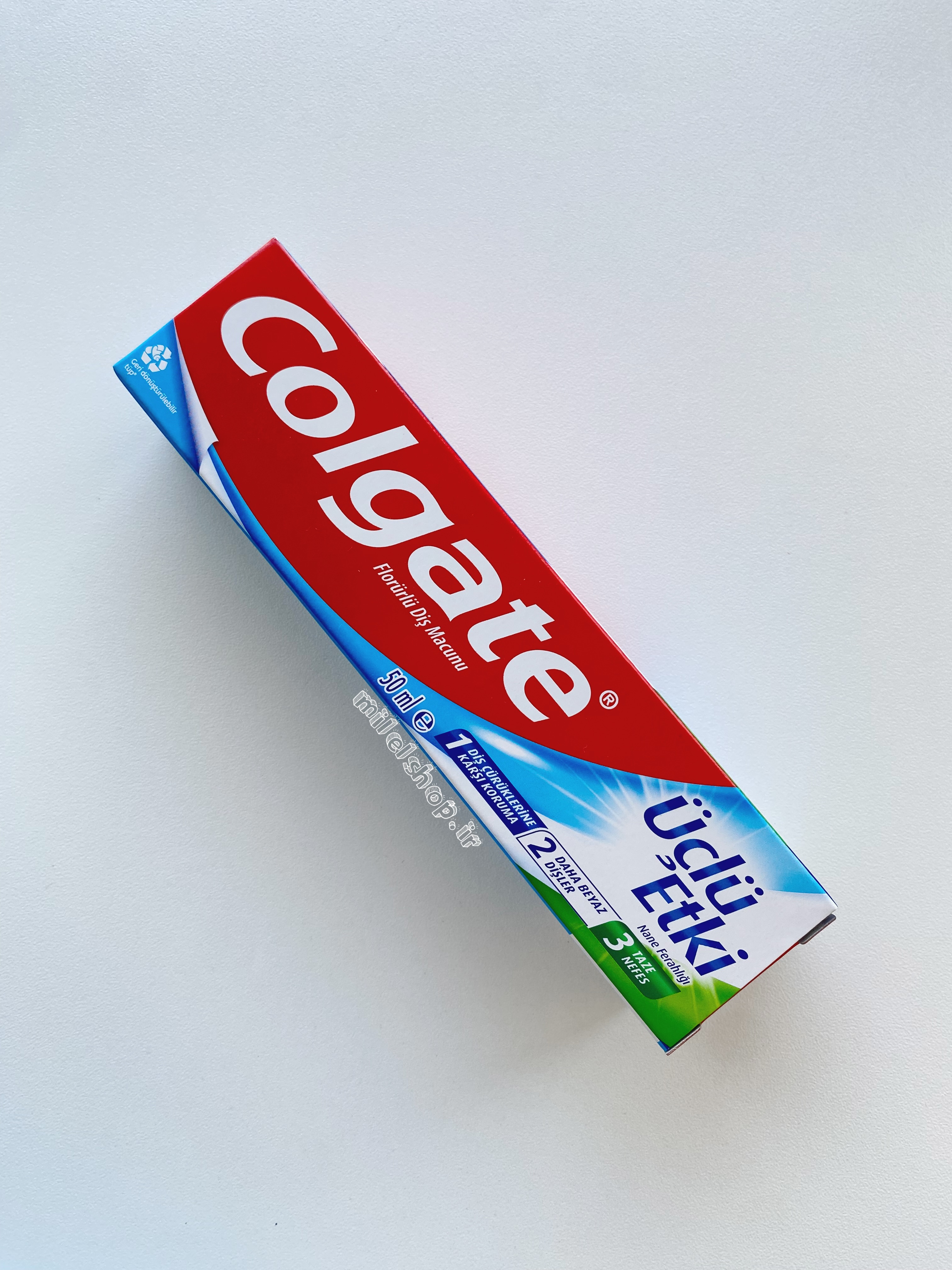 خمیر دندان کولگیت COLGATE سه کاره حجم ۵۰ میل