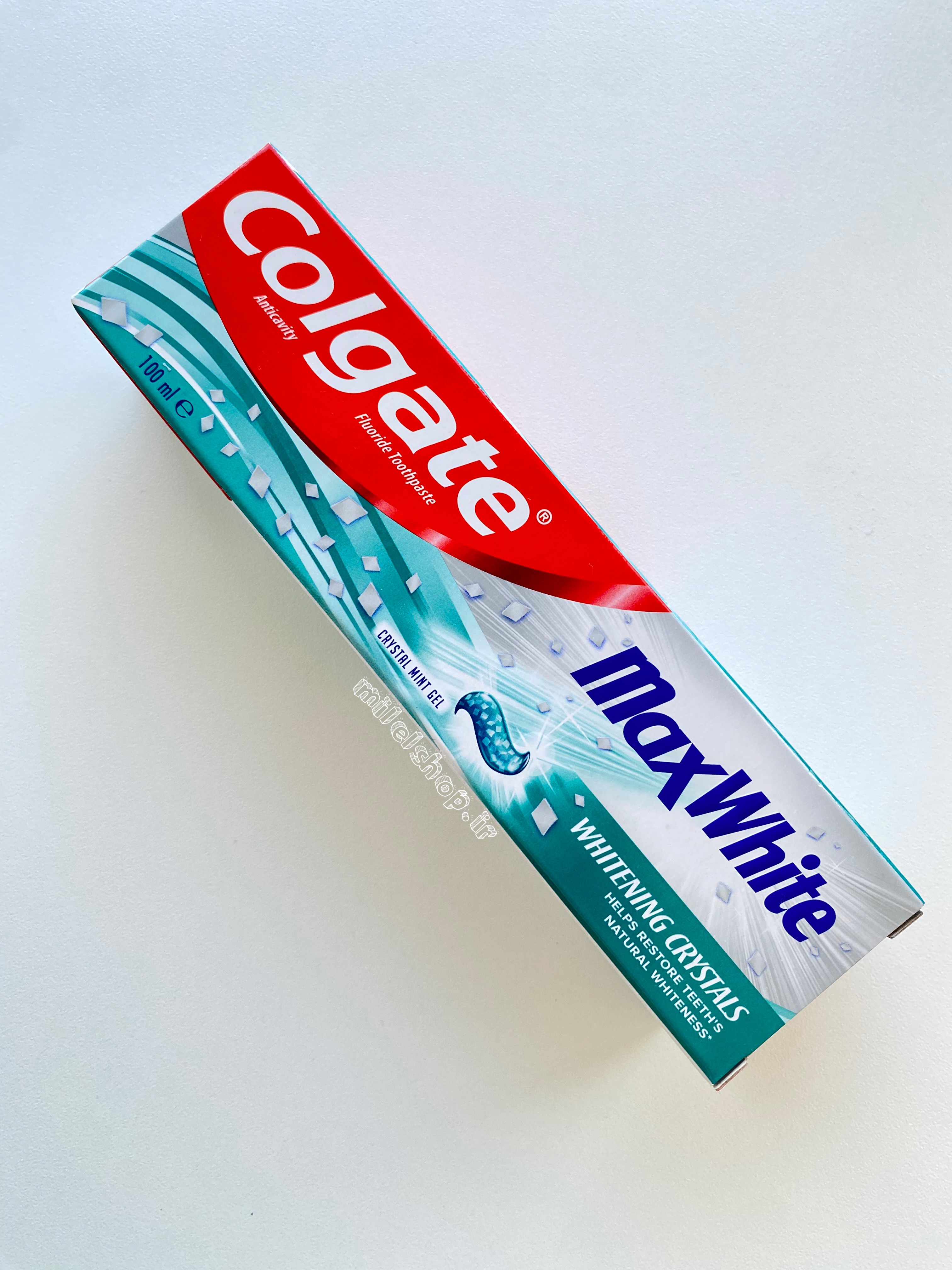 خمیردندان سفیدکننده کلگیت مکس وایت Whitening Crystals حجم 100 میل