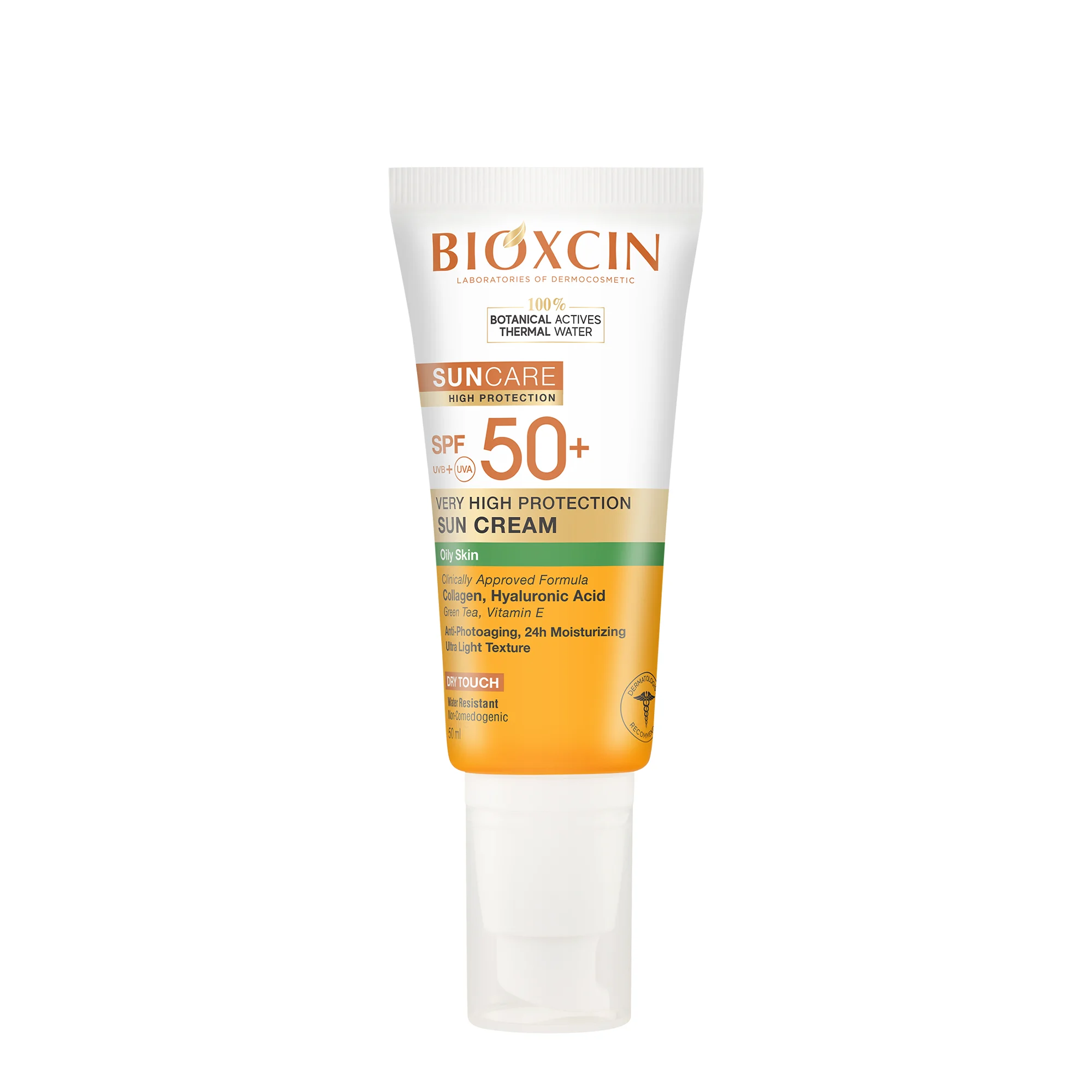 ضد آفتاب رنگی بیوکسین مخصوص پوست چرب مدل Oily Skin Tinted Cream SPF 50+ حجم 50 میلی‌لیتر