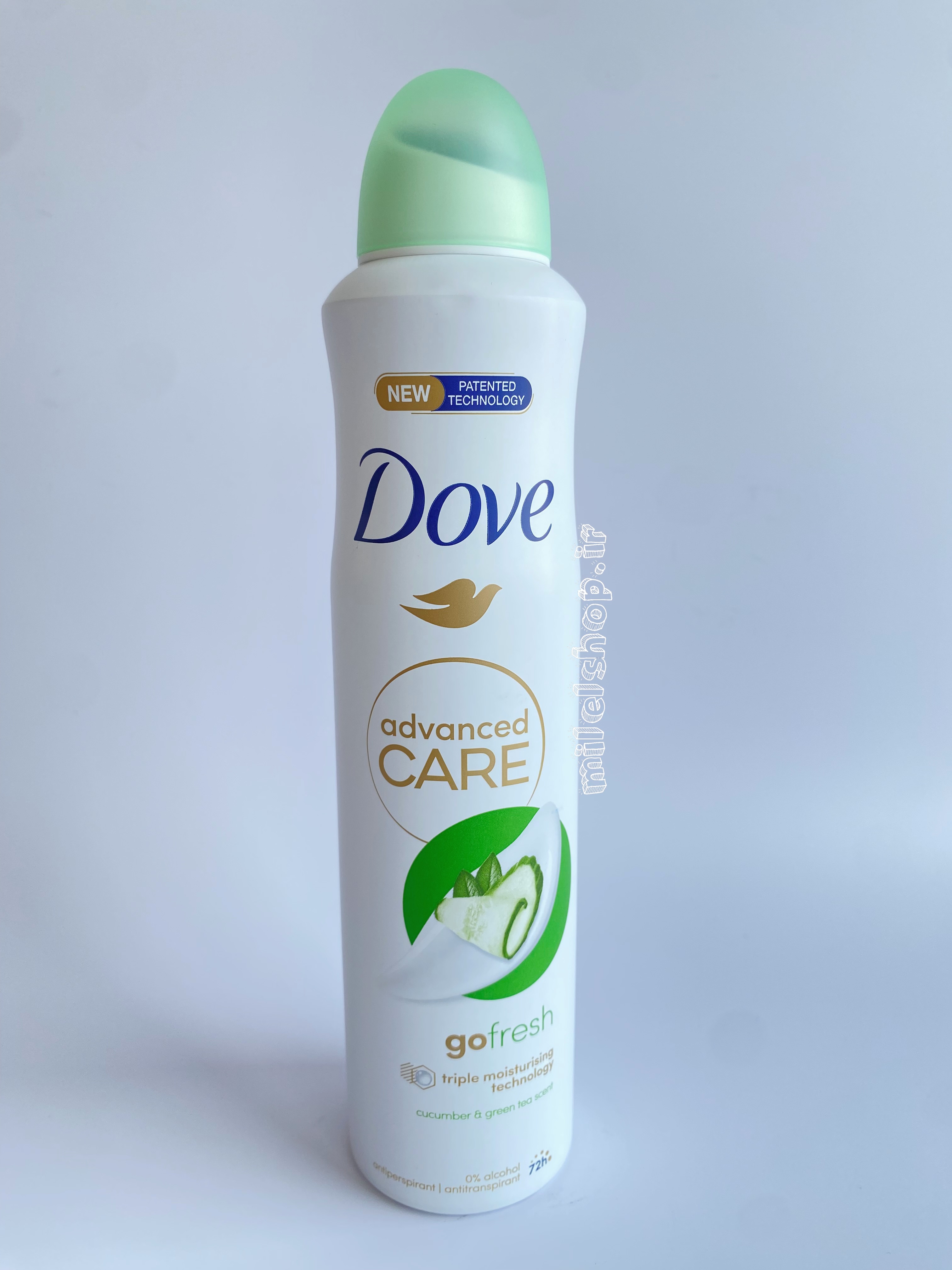 اسپری ضدتعریق داو اصل انگلیس مدل Go Fresh خیار و چای سبز | محافظت ۷۲ ساعته + بدون الکل ۲۵۰ میل