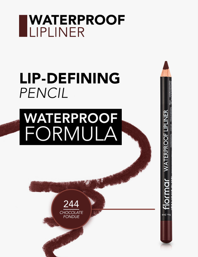 مداد لب ضدآب فلورمار Flormar Waterproof Lipliner | ماندگاری بالا و بدون پخش شدن