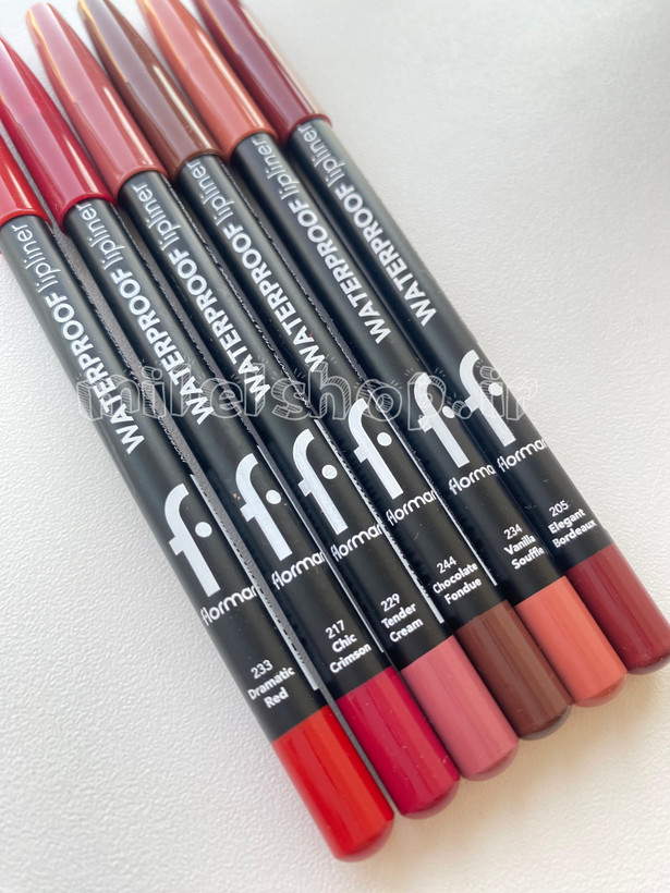 مداد لب ضدآب فلورمار Flormar Waterproof Lipliner | ماندگاری بالا و بدون پخش شدن