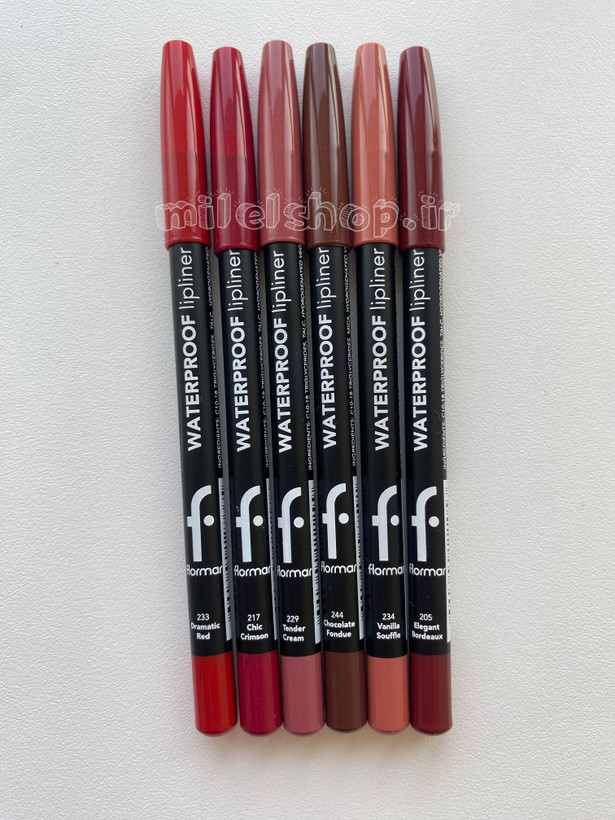 مداد لب ضدآب فلورمار Flormar Waterproof Lipliner | ماندگاری بالا و بدون پخش شدن