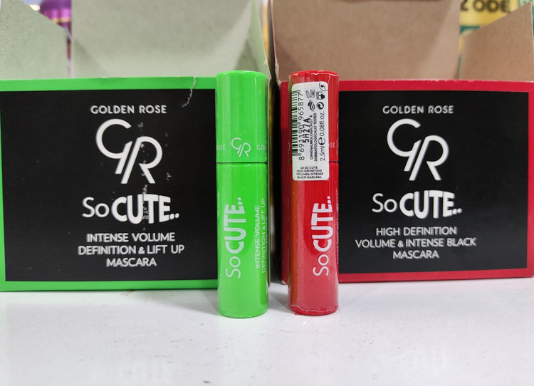 ریمل مینی سبز گلدن رز So Cute Intense Volume | حجمدهنده و لیفتکننده مژه