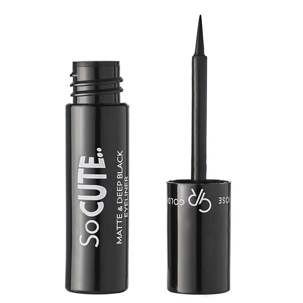 خط چشم مینی گلدن رز So Cute Matte & Deep Black | مات و مشکی عمیق
