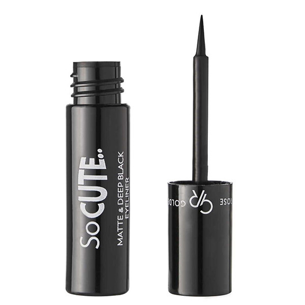 خط چشم مینی گلدن رز So Cute Matte & Deep Black | مات و مشکی عمیق