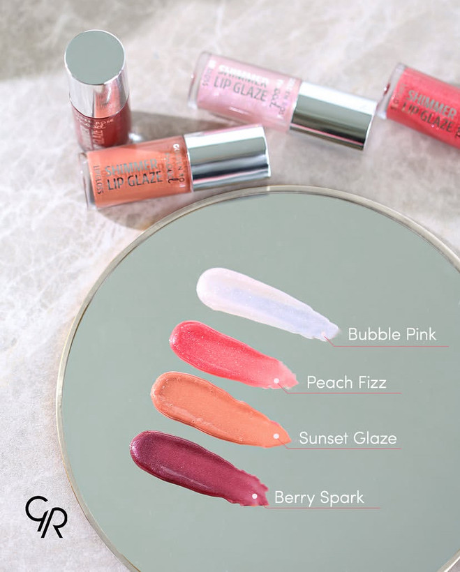لیپ گلاس شایندار گلدن رز مدل Mood Shimmer Lip Glaze