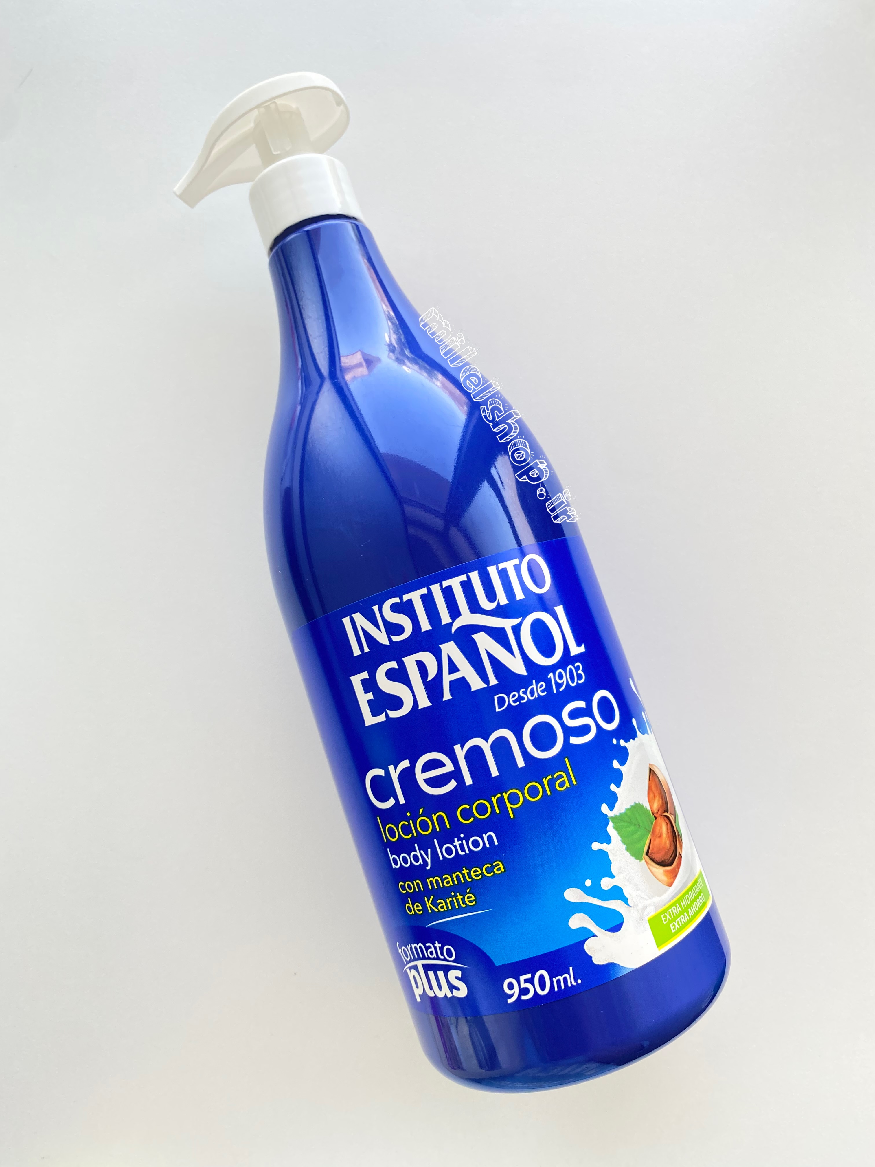 لوسیون بدن اسپانول مدل CREMOSO حاوی شی باتر حجم 950 میل