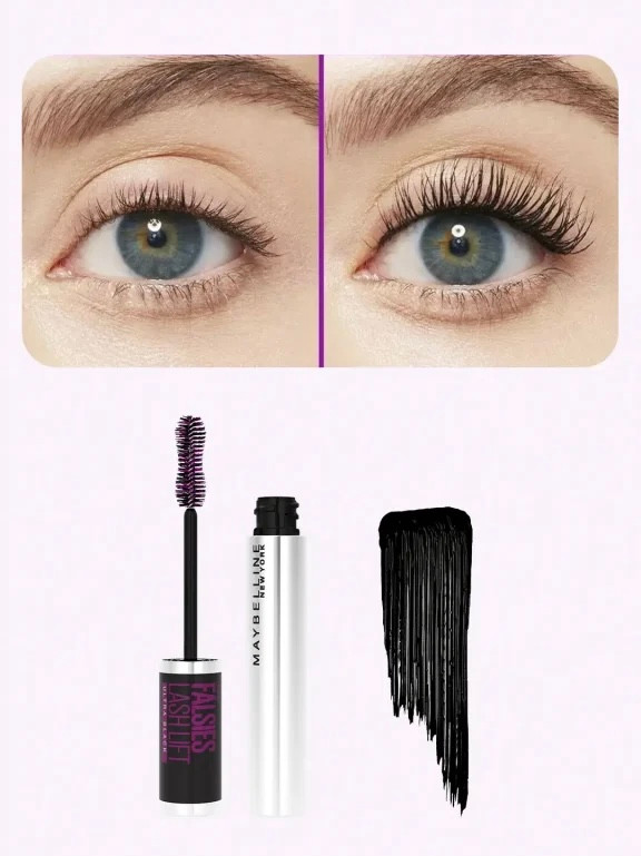 ریمل اولترا بلک فالسیس لشز میبلینmaybelline falsies lift