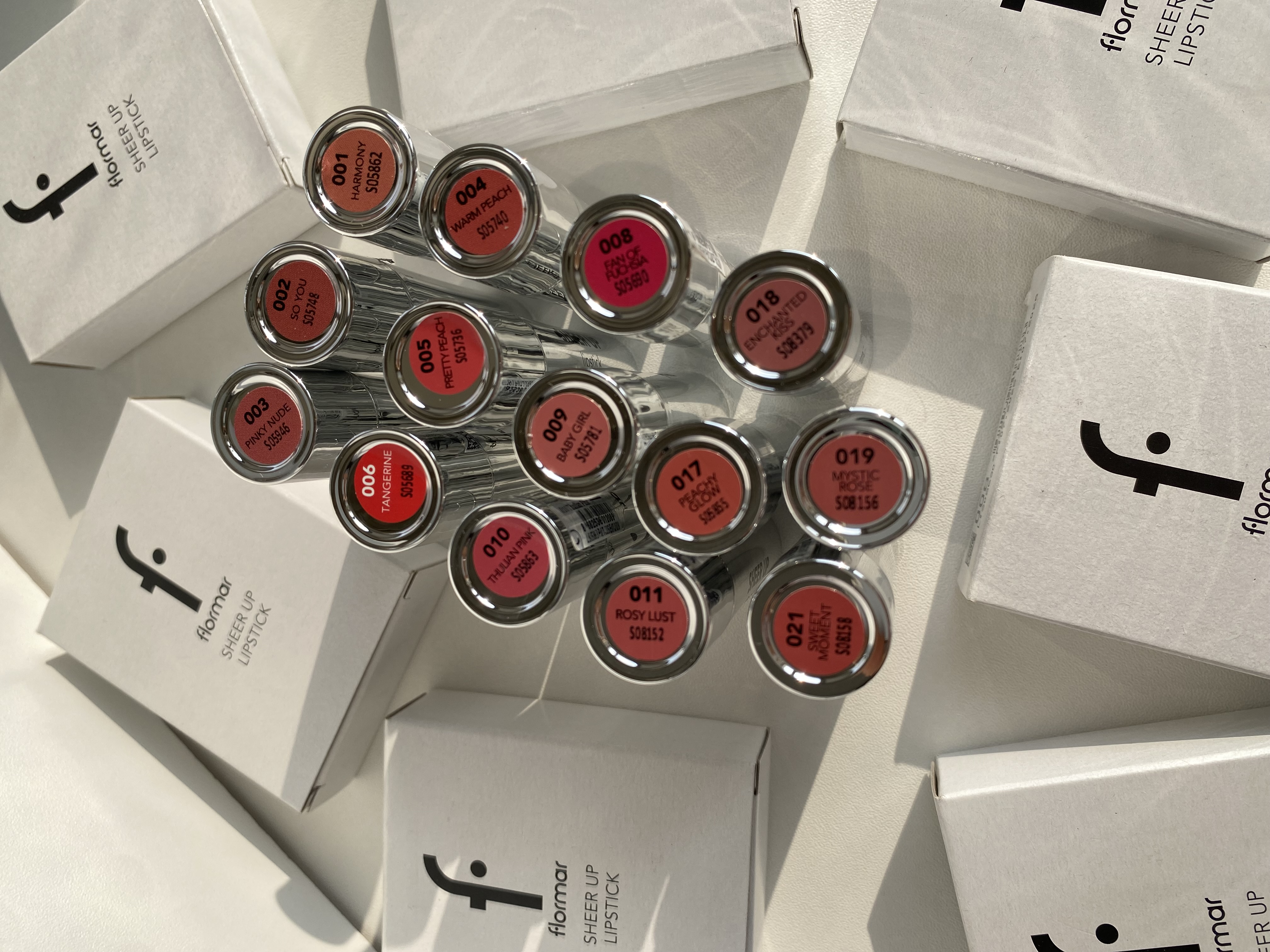 رژ لب شییرآپ فلورمار | Flormar Sheer Up Lipstick
