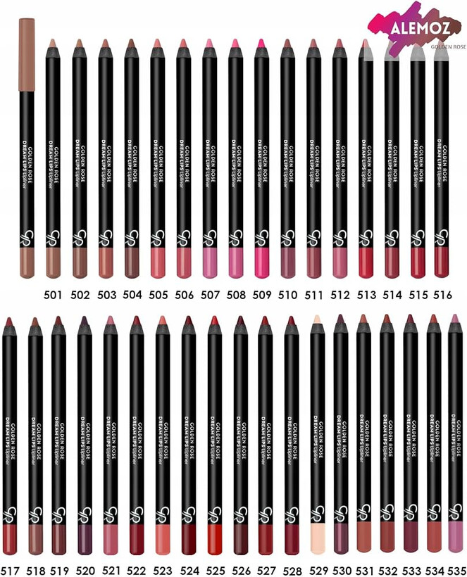 مدادلب دریم گلدن رزgolden rose dream lips lipliner