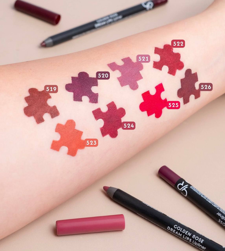 مدادلب دریم گلدن رزgolden rose dream lips lipliner