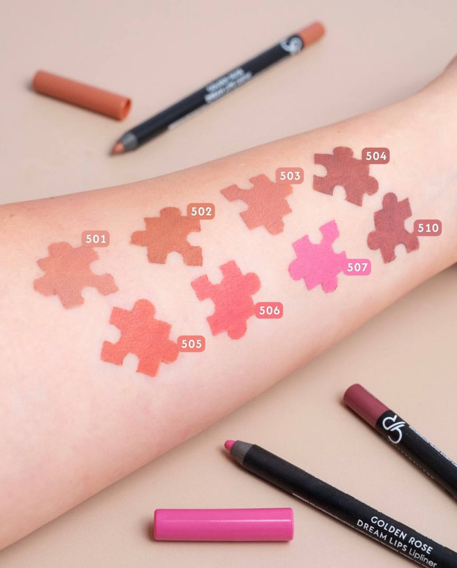 مدادلب دریم گلدن رزgolden rose dream lips lipliner